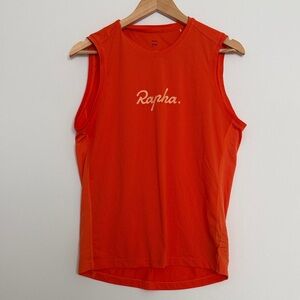 Rapha Orange Sleeveless Cycling Tank Top